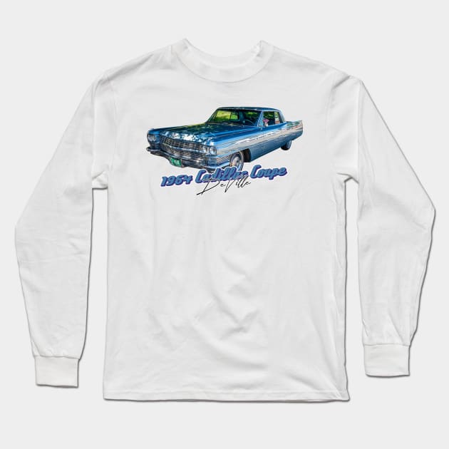 1964 Cadillac Coupe Deville Long Sleeve T-Shirt by Gestalt Imagery